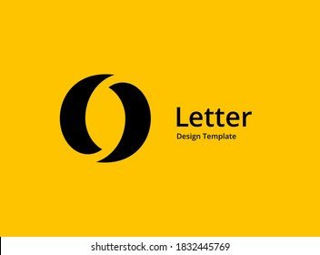 Letter O or number 0 logo icon design template elements