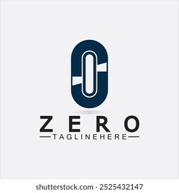 Letter O Or Number 0 Logo Icon Design