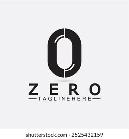 Letter O Or Number 0 Logo Icon Design