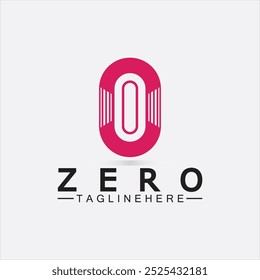 Letter O Or Number 0 Logo Icon Design