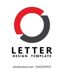 Letter o number 0 logo icon design template elements