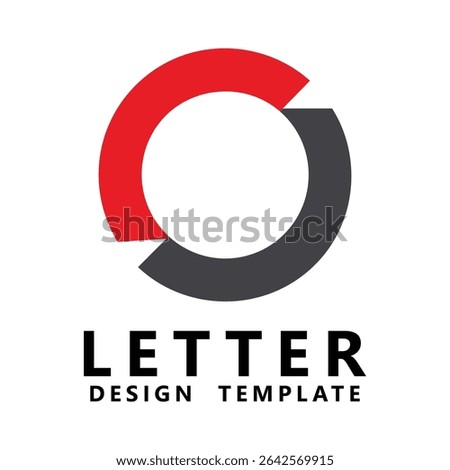 Letter o number 0 logo icon design template elements
