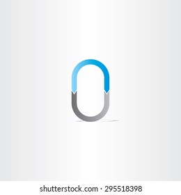 letter o or number 0 vector design