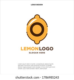 Letter O Orange Juice Logo Template Design Vector Illustration on White Background - Fresh Drink and Beverage Logo for Company - Cafe and Restaurant