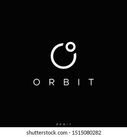 letter "O" for orbit modern logo design