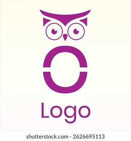 Letter O OWL Logo concept