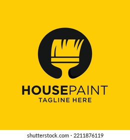 Letter O Paint Brush Logo Design Template Inspiration, Vector Illustration.