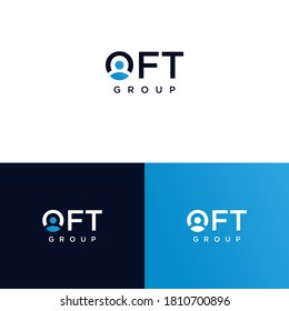 Letter O People Wordmarklogo Design, Creative Modern Logo Concept