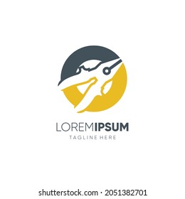 Letter O Pliers Logo Design Vector Icon Graphic Emblem Illustration Background Template