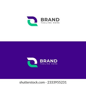 Letter O, Q, OQ, QO logo icon design template elements.