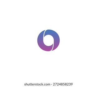 Letter o sign design template element Vektor Bild