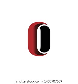 Letter O simple logo design vector