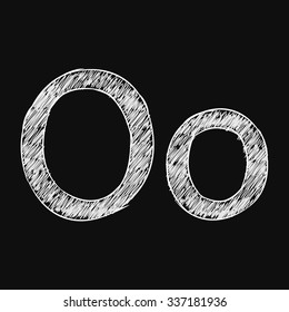 letter O Sketch Doodle sketch