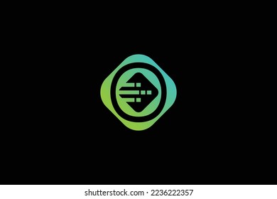 Letter O Software Logo Design Template