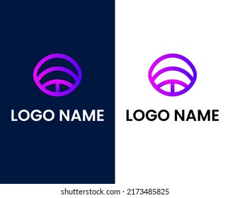 letter o and t modern logo design template