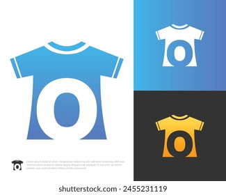 letter O t shirt logo design vector template