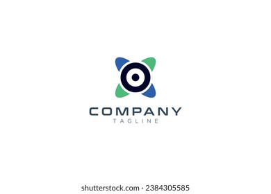 letter o target vector template logo design