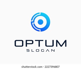 Diseño de logotipo de vectores monográficos modernos integrados en estructura digital de tecnología futurista
