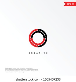 Letter O Tech Logo Design Template Stock Vector (Royalty Free ...