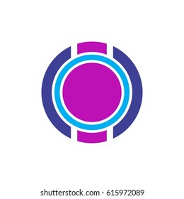 letter o with three line logo