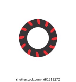 letter o tire logo