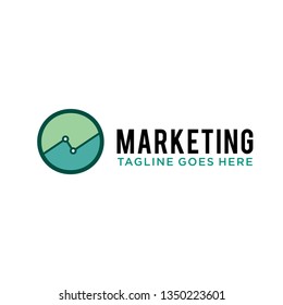 letter O trade marketing logo design vector. initial O and chart diagram graphic concept. company, corporate, business, finance symbol icon