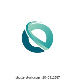 Letter O Travel with Arrow Logo Design Template. Vector EPS 10