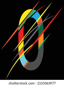 Letter O | unisex t-shirt design, this design for print-on-demand t-shirt printing businesses and to upload online stores as well. It's 100% royalty free.100% editable Eps 10 format. 