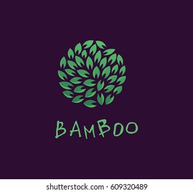 The letter O Vector bush logo
