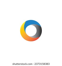letter o vector icon design 