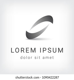 letter o vector logo design template, circle icon, zero sign, curve symbol, vector illustration