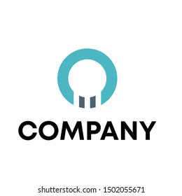 letter O vector logo sign