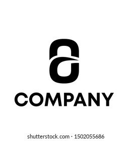 letter O vector logo sign