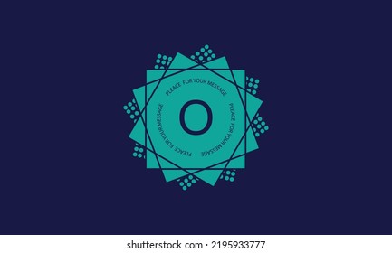 Letter O vector logo. Technology, monogram, business, corporate company, modern and iconic geometric logo design.