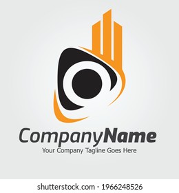 Letter O vector logo template, Colorful Letter O logo, Real Estate, Building and Construction Logo Design Template Vector Icon