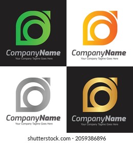Letter O vector logo template, Colorful Letter O logo, Financial Company Logo, Financial Institute Advisors Logo Design Template Vector Icon