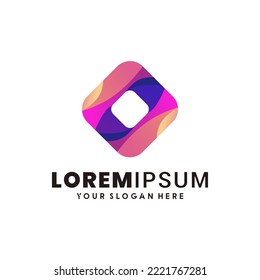 Letter o vector logo template