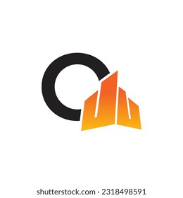 Letter O vector logo template, Colorful Letter O logo, Real Estate, Building and Construction Logo Design Template Vector Icon