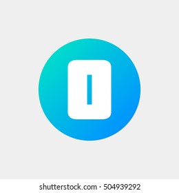 Letter O vector, logo. Useful as branding symbol, corporate identity, alphabet element, circle app icon, clip art and illustration.