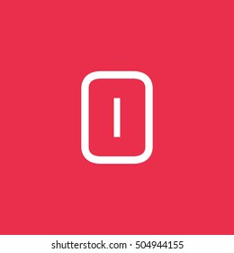 Letter O vector, logo. Useful as branding symbol, corporate identity, alphabet element, app icon, clip art and illustration.