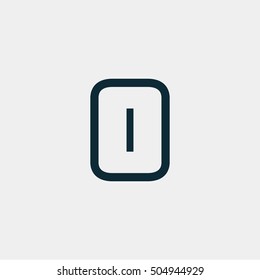 Letter O vector, logo. Useful as branding symbol, corporate identity, alphabet element, app icon, clip art and illustration.