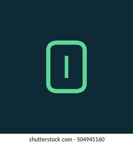 Letter O vector, logo. Useful as branding symbol, corporate identity, alphabet element, app icon, clip art and illustration.
