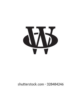 Letter O And W Monogram Logo