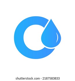 Letter O Water Logo Element Vector Stock Vector (Royalty Free ...