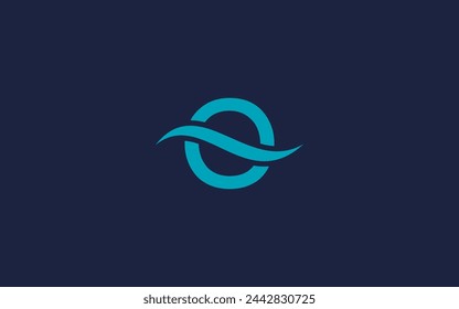 letra o con ondas logo icono diseño vector plantilla de diseño inspiración