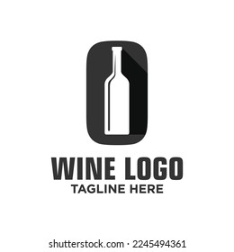 Letter O Wine Logo Design Template Inspiration, Vector Illustration.