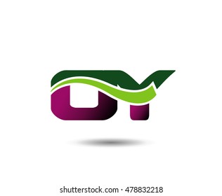 Letter O and Y monogram logo
