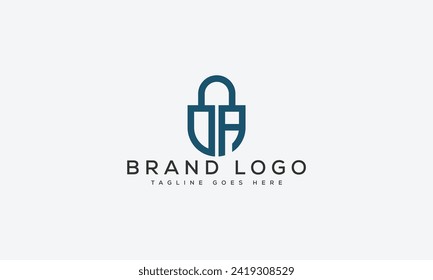letter OA logo design vector template design for brand.