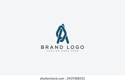 letter OA logo design vector template design for brand.