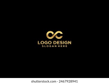 Letter OC initial logo design template